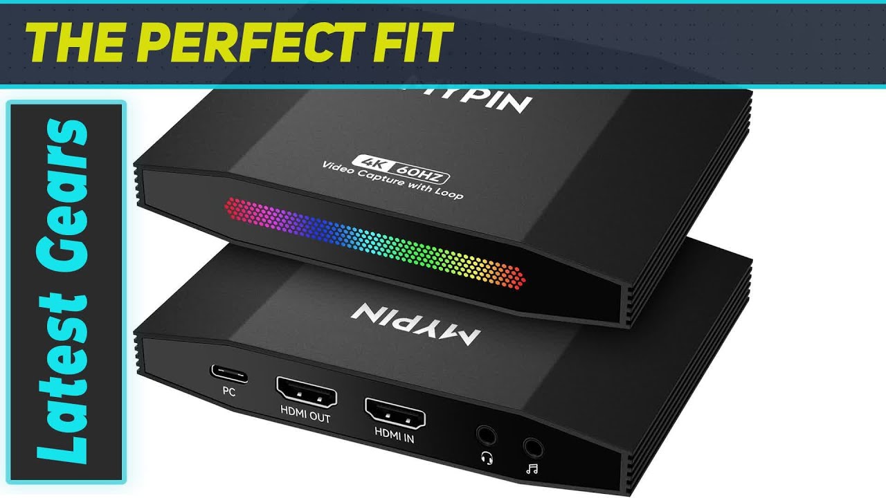 【開封済・未使用】MYPIN 4K 60fps HDMI ビデオゲームキャプチャ MYPIN 4K 60fps HDMI Video Game Capture: The Ultimate Gaming
