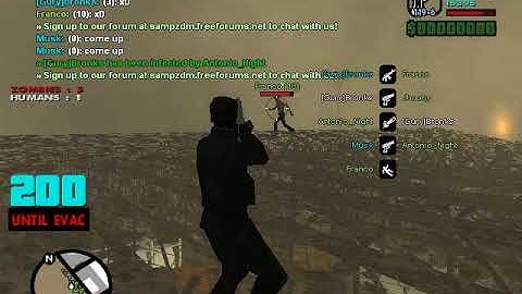 Antonio_Night troll hacking in Zombie Apocalypse Server SA-MP