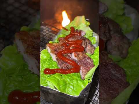 Korean BBQ!!【Camping Solo】