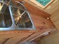 Rough Cut Oak Countertop. (Slideshow) Rough Cut Oak Countertop. (Slideshow)