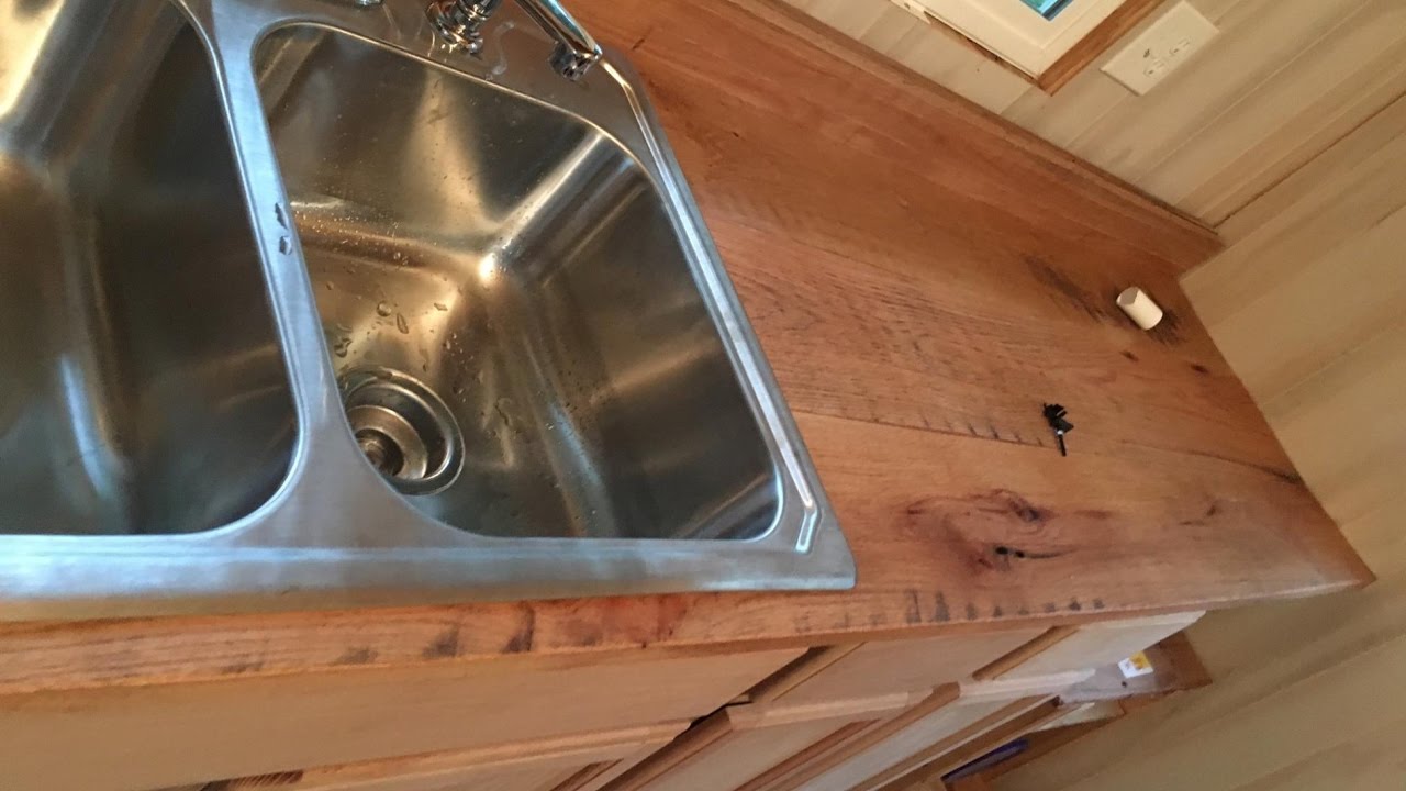 Rough Cut Oak Countertop. (Slideshow)