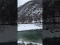 Aragvi River Of Georgia 2 Diff Color Of Water Joins And Flows Together Aragvi River Of Georgia 2 Diff Color Of Water Joins And Flows Together