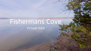 Fishermans Cove Trail Virtual Hike on Lake Texoma in Winter along the Juniper Point Trail