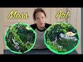DIY Moss Wall ART + LEDs | Easy to Make