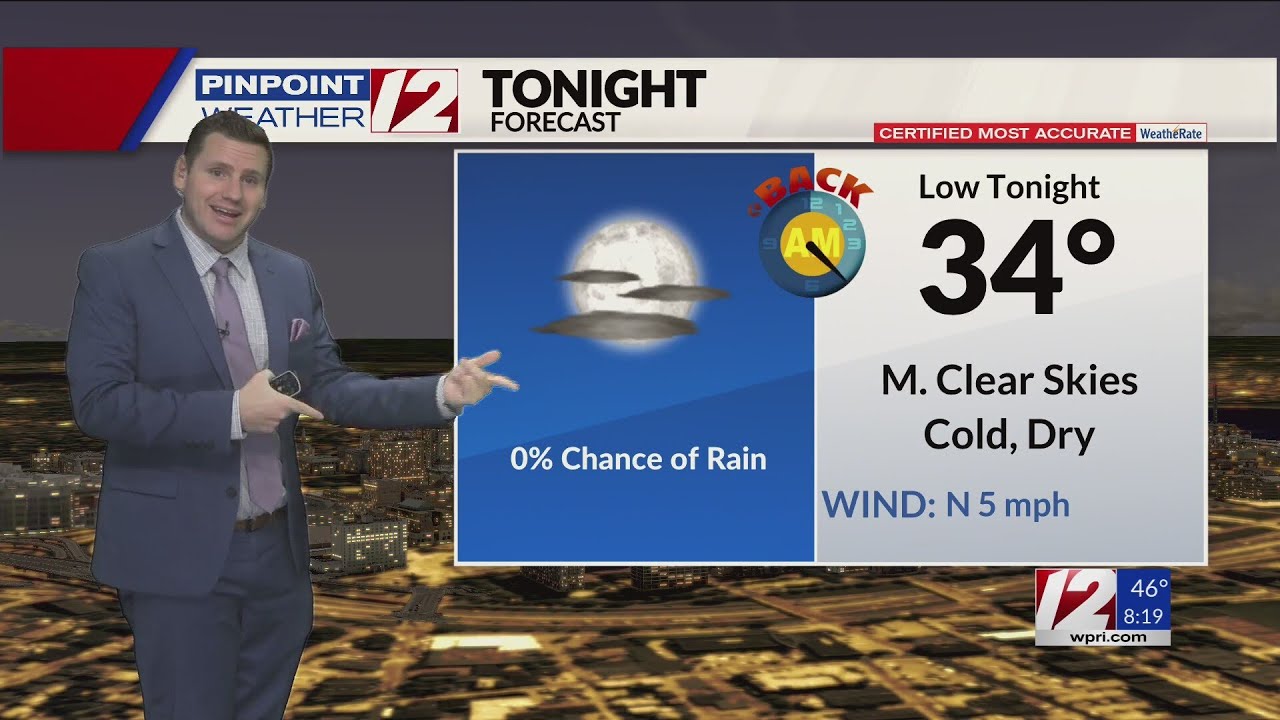 WPRI 12 Weather Forecast 11/2/24: Much Cooler, Staying Dry This Weekend ...