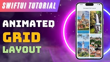 SwiftUI Tutorial Animated Grid Layout #swiftui #swiftuitutorial #developer
