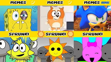 Sprunki incredibox mods vs Memes