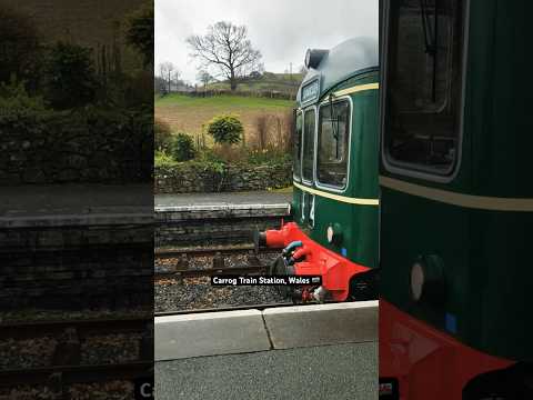 Carrog Train Station, Wales 🏴󠁧󠁢󠁷󠁬󠁳󠁿 #wales #train #llangollenrailway #travel #trainspotting