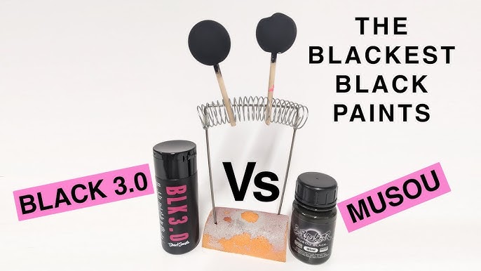 Black 3.0 - the world's blackest black acrylic paint