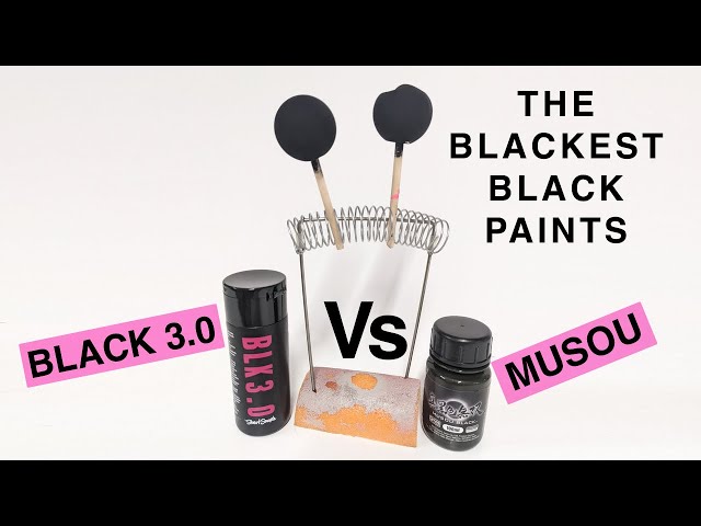 Black 3.0 - the world's blackest black acrylic paint