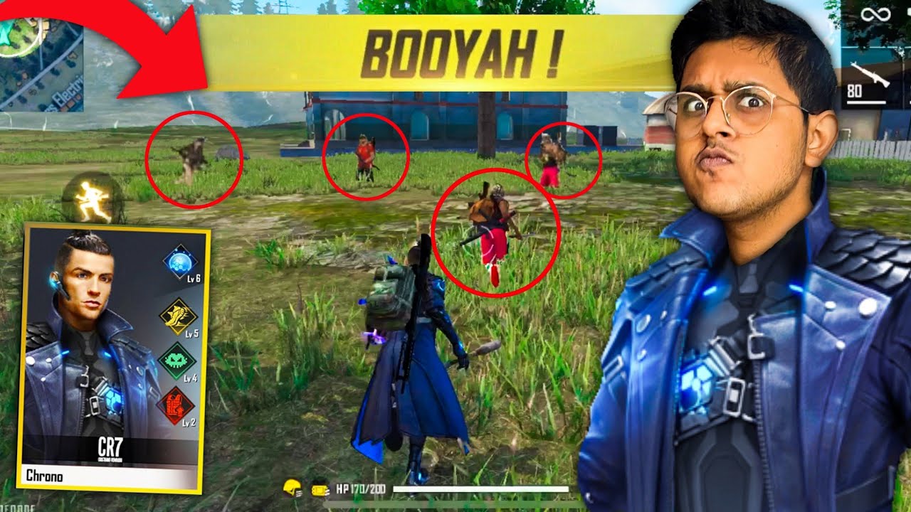 i played as Cristiano Ronaldo in FREE FIRE