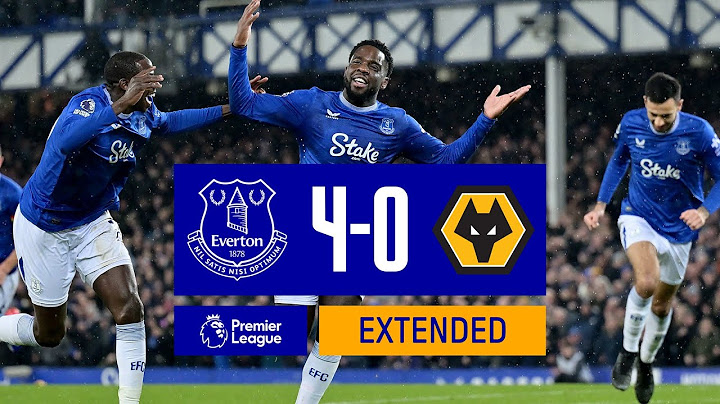 EXTENDED HIGHLIGHTS: Everton 4-0 Wolves