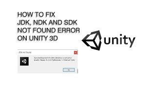 HOW TO INSTALL ANDROID SDK AND JDK IN UNITY II Android apk export Profile