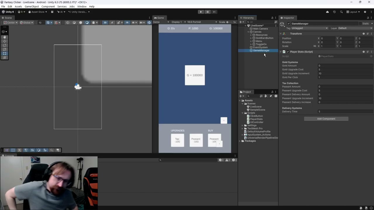 Live Class: 2 - Unity C# Re-introduction of Methods & Operands