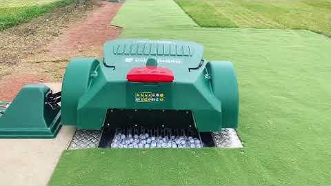 Robotic Ball Picker making a drop