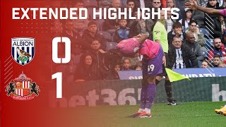 Extended Highlights | West Bromwich Albion 0 - 1 Sunderland AFC