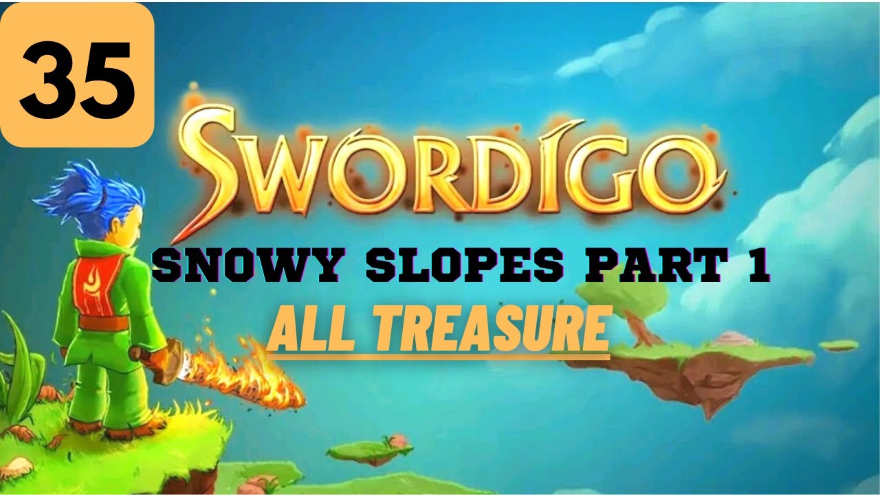 Swordigo Area - Snowy Slopes Part 1 All Treasure | Swordigo gameplay | Invincible Sigog