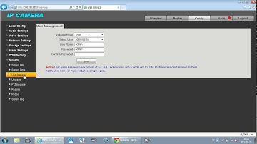 Sysvideo  SC6000 network surveillance IE demo