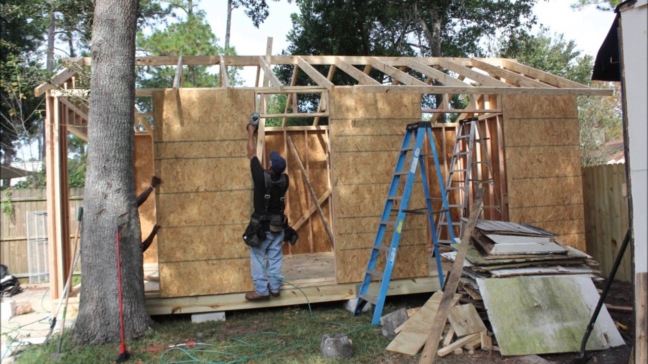 COMO SE CONTRUYE UN SHED EN UN DIA YouTube