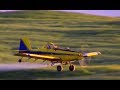 Air Tractor 402 with 70 year old pilot. Very skilled.