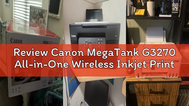 Review Canon MegaTank G3270 All-in-One Wireless Inkjet Printer. for Home Use, Print, Scan and Copy