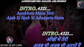 Aankhon Mein Teri Karaoke With Scrolling Lyrics Eng. & हिंदी