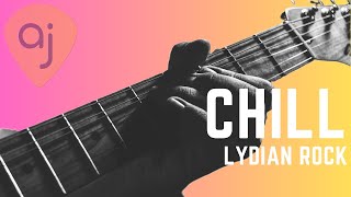 Chill Lydian Rock Jam | Guitar Backing Track (D Lydian - 118 BPM)