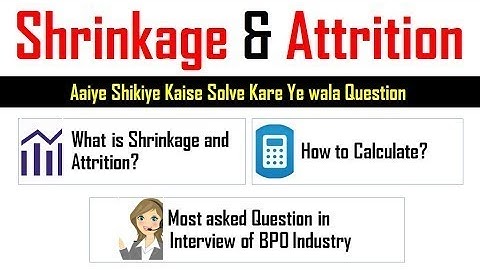 Shrinkage Calculation