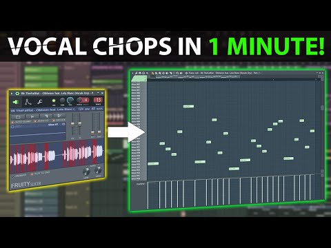 Самый простой способ сделать вокальные нарезки — за 1 минуту — FL Studio 20 #шорты