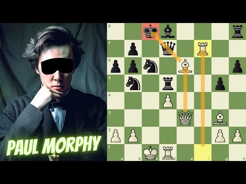 O Brilhantismo de Paul Morphy: Xeque-Mate Implacável usando o