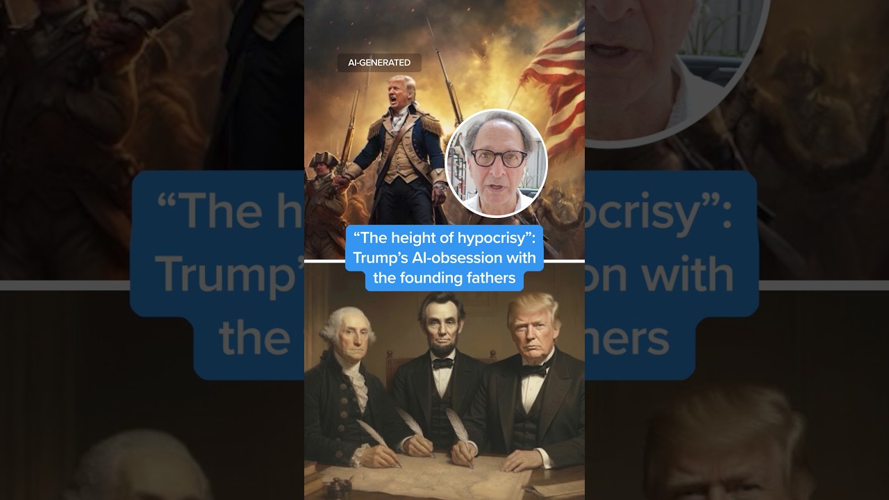 'The height of hypocrisy' Trump's AI-obsession with the founding fathers