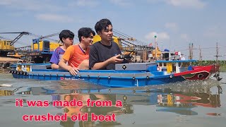 How I Turned a Crushed Old Boat into a Valuable Boat