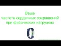 Ваша частота сердечных сокращений при физических нагрузках