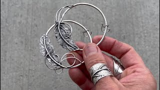Feather Hoops Tutorial