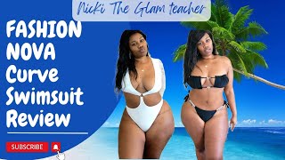 Fashion Nova Curve Swimsuit Review Video | Plus Size Swimsuit Try on Haul bbw CurvyFashion