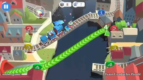 Train Conductor World (by The Voxel Agents) - arcade game for Android and iOS - gameplay.