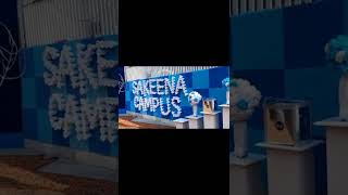 Annual Day decoration at school #art #artistic #decoration #decor #theme #bluish