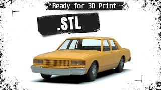 Car 3D printing models. Build and enjoy scale models. Any scale