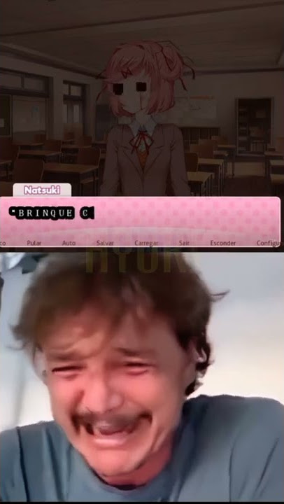 Pedro Pascal crys at Natsuki death #shorts #ddlc