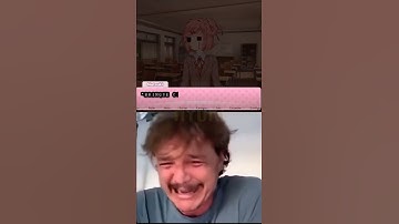 Pedro Pascal crys at Natsuki death #shorts #ddlc