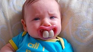 Babies with Funny Pacifiers are the cutest and funniest that will make you Laugh