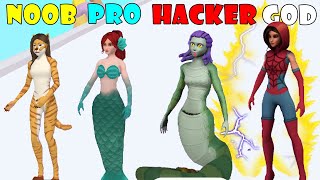 NOOB vs PRO vs HACKER vs GOD  Furry Race