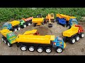 Excavator videos for children | Construction trucks and Road roller for children