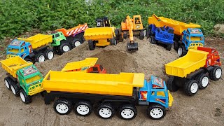 Excavator videos for children | Construction trucks and Road roller for children