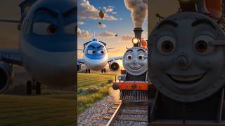 Aeroplane vs Train ✈️🚆 | Jab dono ne khud batayi sachai 😱 #shorts #train #aeroplane #cartoon #comedy