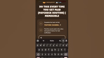 Do This every time you get paid (paycheck Routine) | memefi girl #memefisecretcode