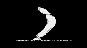 16384 by g0blinish (Atari XL/XE 16k intro) 1080p50