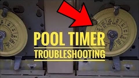 Pool Timer Troubleshooting