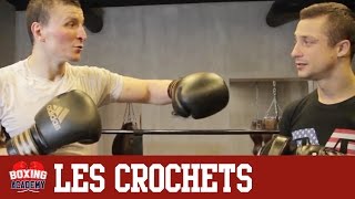 LES CROCHETS EN BOXE ANGLAISE - CROCHETS AVANT & ARRIERE AU VISAGE (COURS N°2)