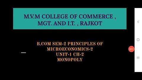 B.COM SEM-2 PRINCIPLES OF MICRO ECONOMICS-2